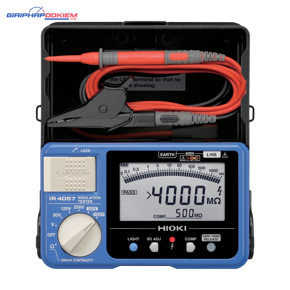 Thiết Bị Đo Điện Trở Cách Điện Hioki IR4057-20 3 Đầu Đo Hioki IM9100
