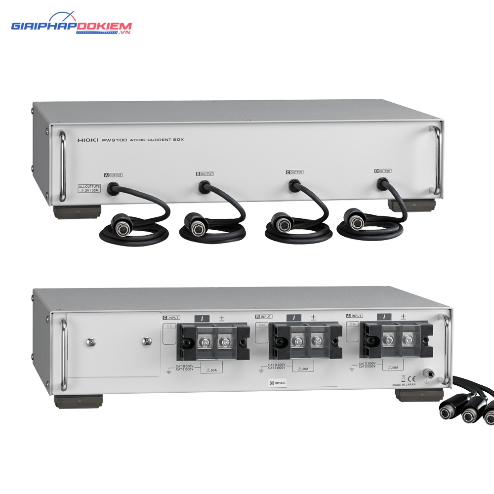 Bộ Đấu Dây Cảm Biến Dòng Điện Hioki PW9100 2 Đầu Đo Hioki IM9100