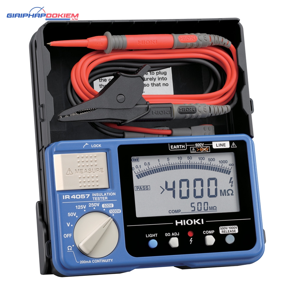 Thiết Bị Đo Điện Trở Cách Điện Hioki IR4057-20 2 Đầu Đo Hioki IM9100