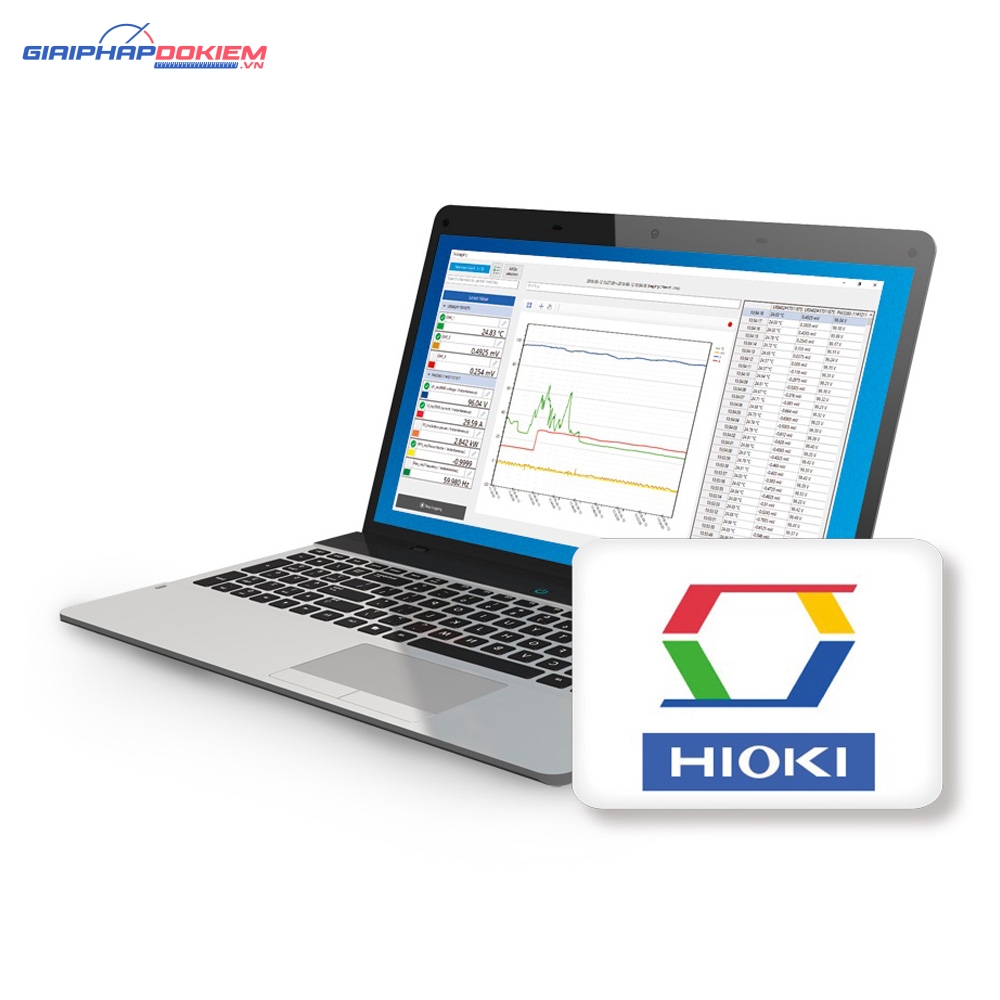 Phần Mềm Kết Nối Máy Tính Hioki SF4000 2 Phần Mềm Hiển Thị Hioki SF1000