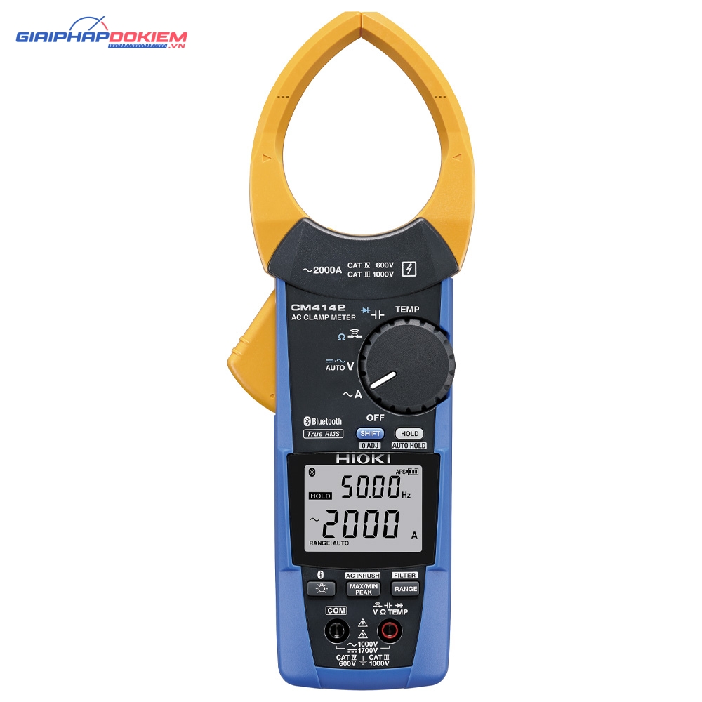 Ampe Kìm Đo Dòng AC 2000A Hioki CM4142 (Bluetooth®) 2 Ampe Kìm Đo Dòng AC 2000A Hioki CM4142 (Bluetooth®)