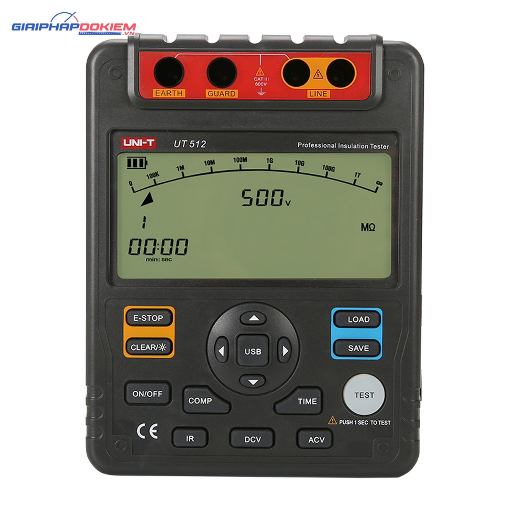 Máy Đo Điện Trở Cách Điện Uni-T UT512 2 Ampe Kìm Đo Dòng AC/DC Uni-T UT210D