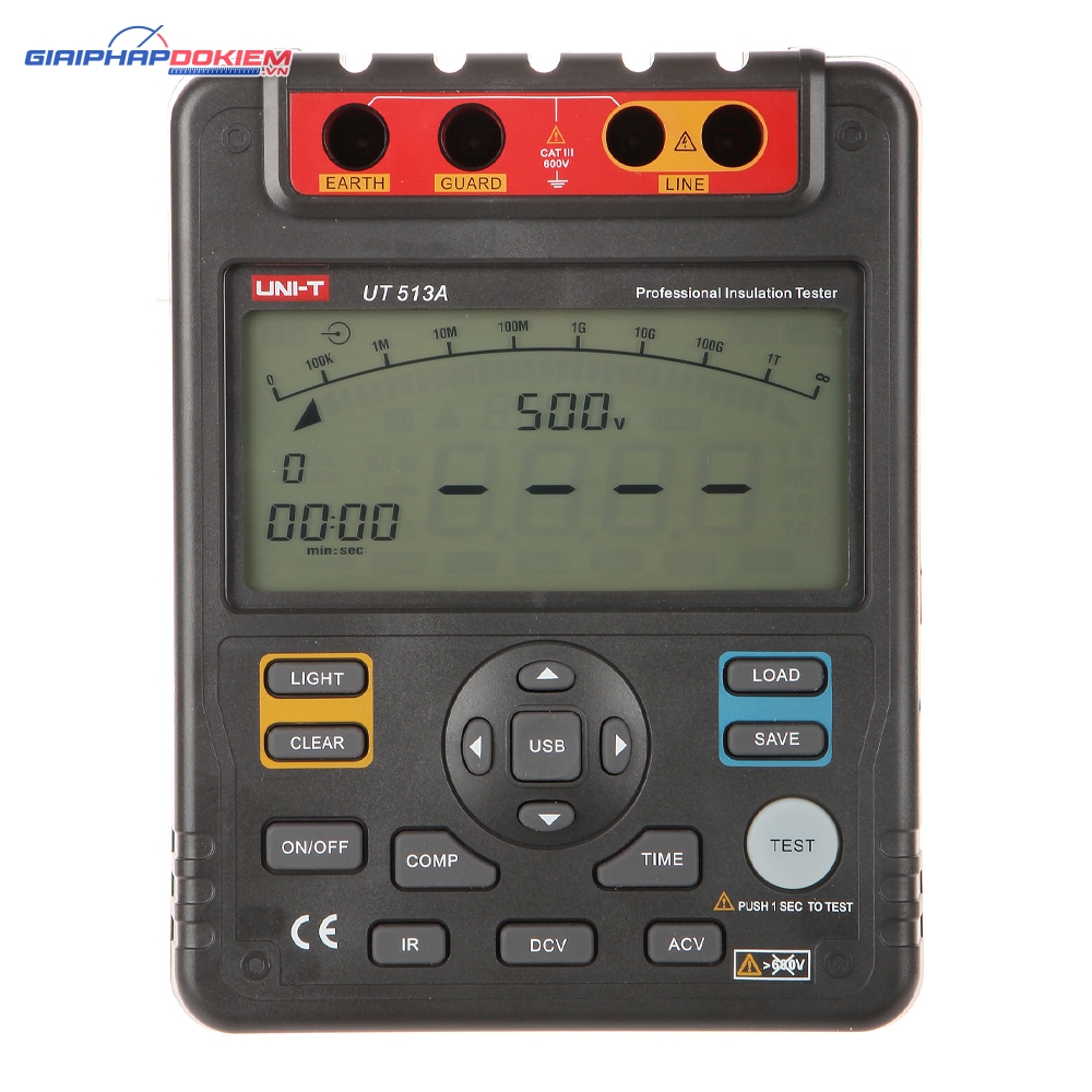 Máy Đo Điện Trở Cách Điện Điện Áp Cao Uni-T UT513A 2 Ampe Kìm Đo Dòng AC/DC Uni-T UT210D