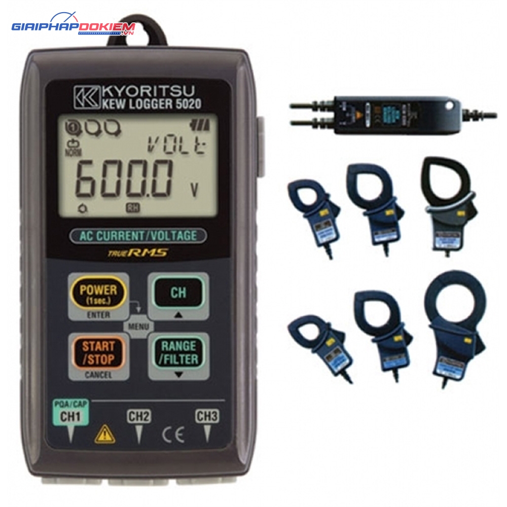 Thiết Bị Tự Ghi Dữ Liệu Dòng Rò Kyoritsu 5020 4 Ampe Kìm Đo Dòng Rò Kyoritsu 2431