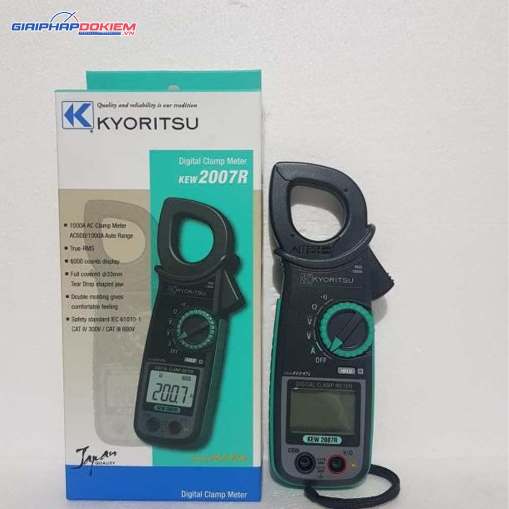 Ampe Kìm Đo Dòng AC Kyoritsu 2007R 4 Ampe Kìm Kyoritsu 2002R