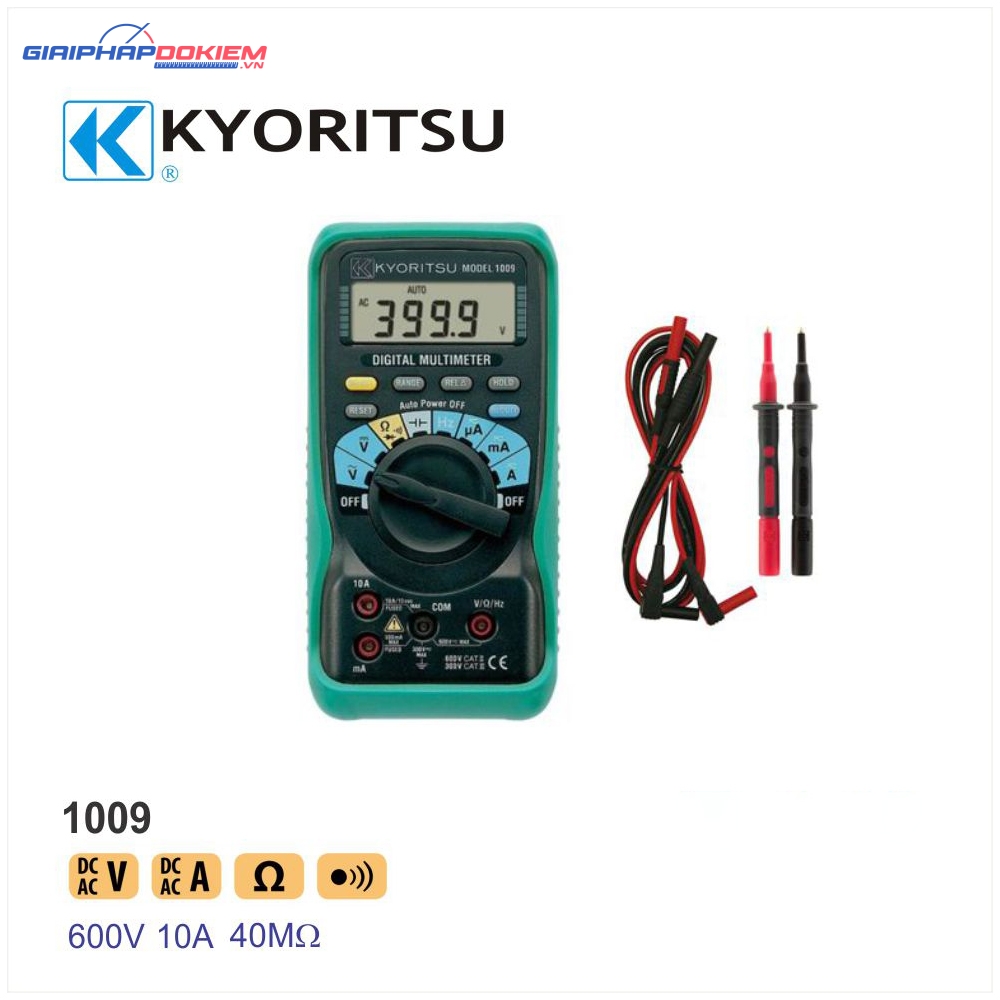 Đồng Hồ Đa Năng Kyoritsu 1009 7 Đồng Hồ Đa Năng Kyoritsu 1009