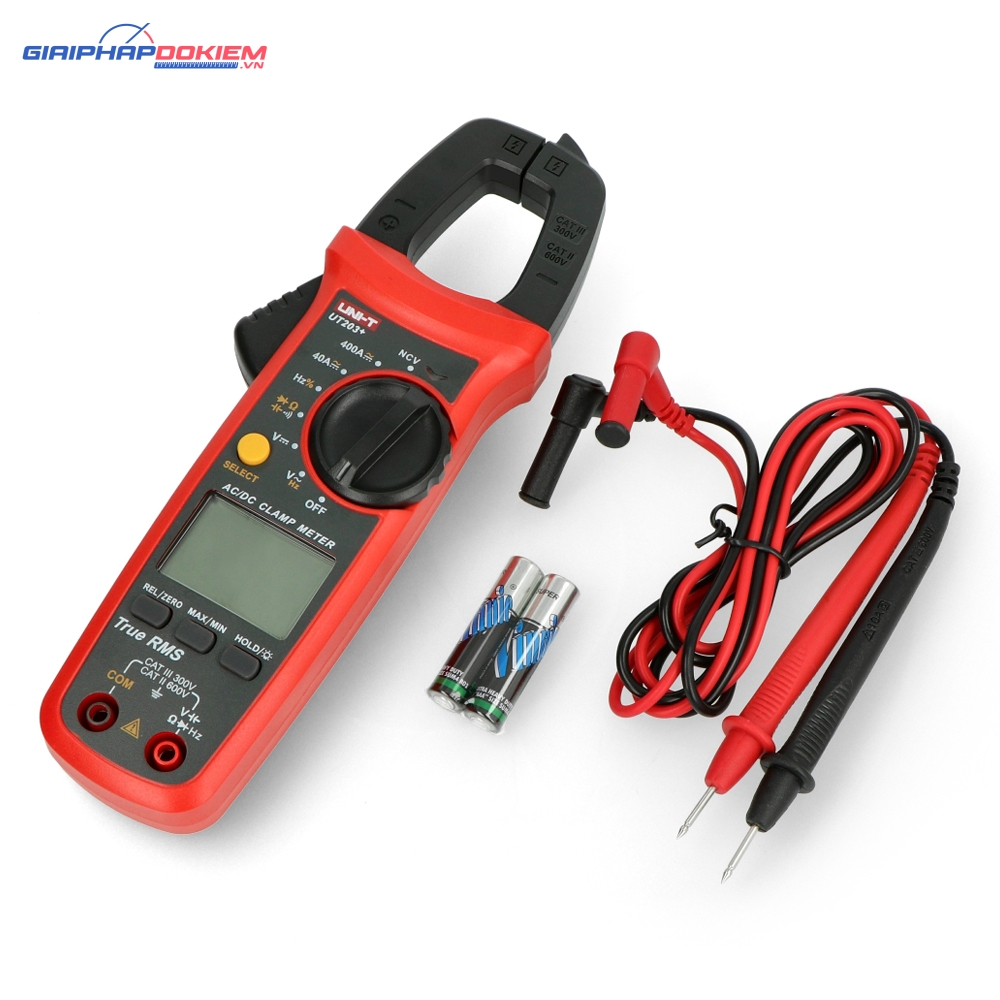 Ampe Kìm Đo Dòng AC/DC Uni-T UT203+ 3 Đồng Hồ Đo Đa Năng Bỏ Túi Uni-T UT120A