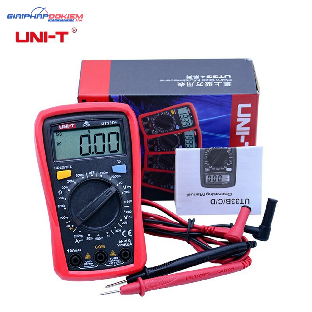 Đồng Hồ Đo Đa Năng Uni-T UT33D+ 4 Đồng Hồ Đo Đa Năng Uni-T UT33A+