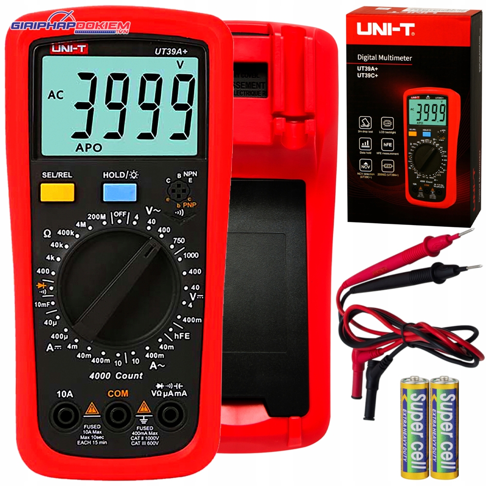 Đồng Hồ Đo Đa Năng Uni-T UT39A+ 3 Đồng Hồ Đo Đa Năng Uni-T UT33A+