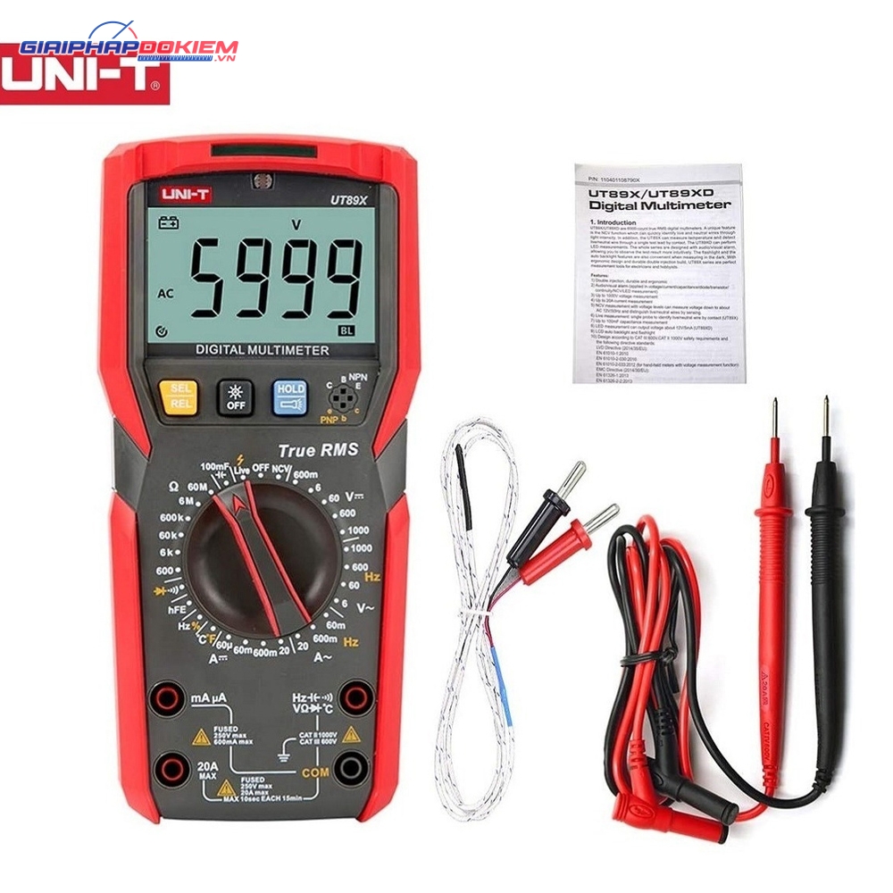 Đồng Hồ Đo Đa Năng Uni-T UT89X 4 Đồng Hồ Đo Đa Năng Uni-T UT89X