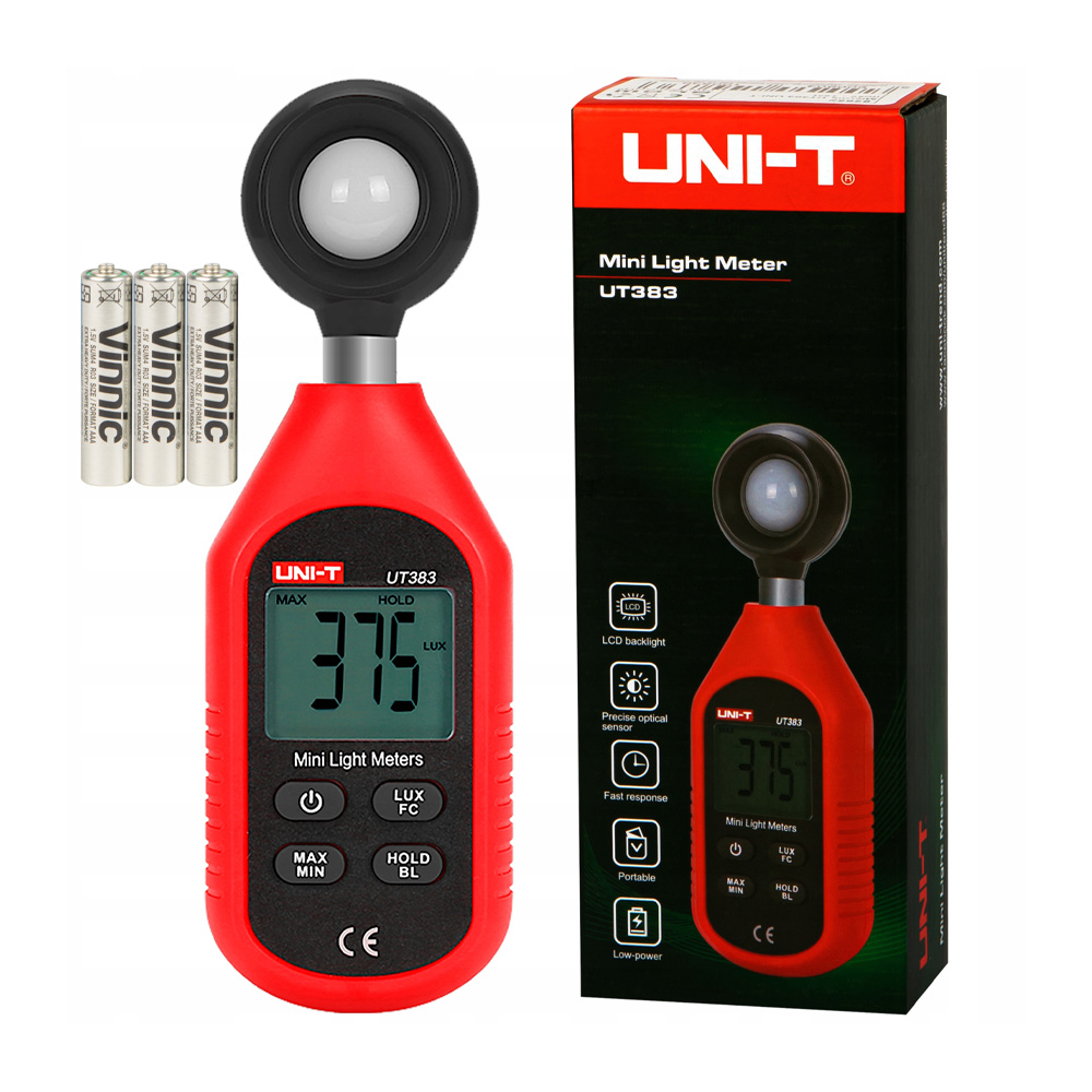 Máy Đo Cường Độ Ánh Sáng Mini Uni-T UT383 4 Máy Đo Cường Độ Ánh Sáng Mini Uni-T UT383