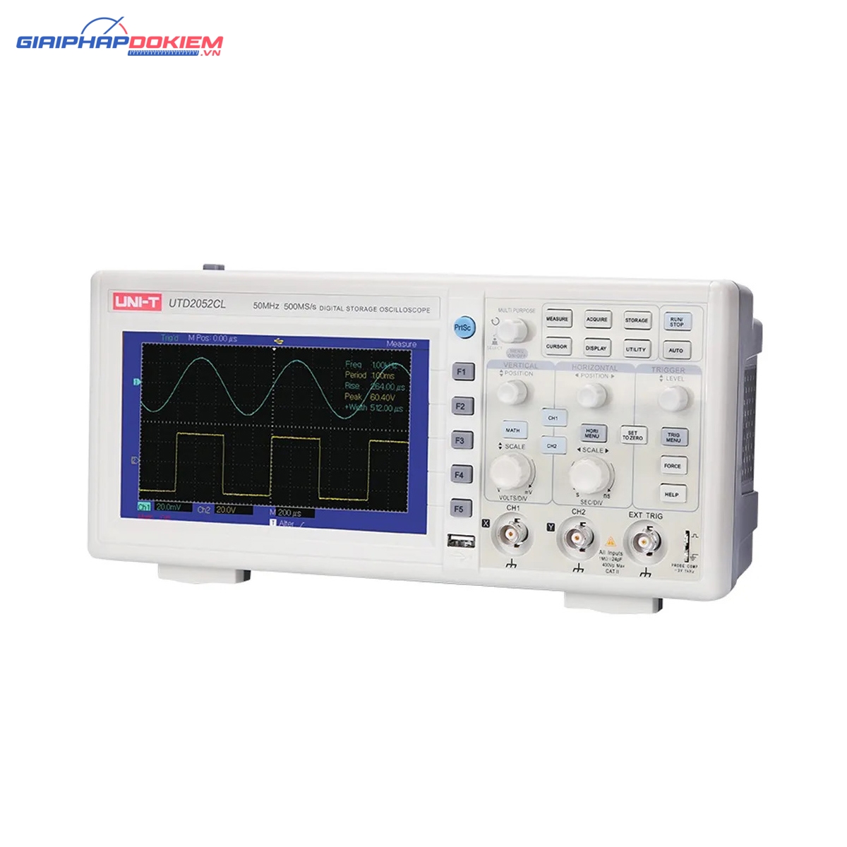 Máy Đo Hiện Sóng Uni-T UTD2052CL 2 Máy Đo Hiện Sóng Uni-T UTD2052CL