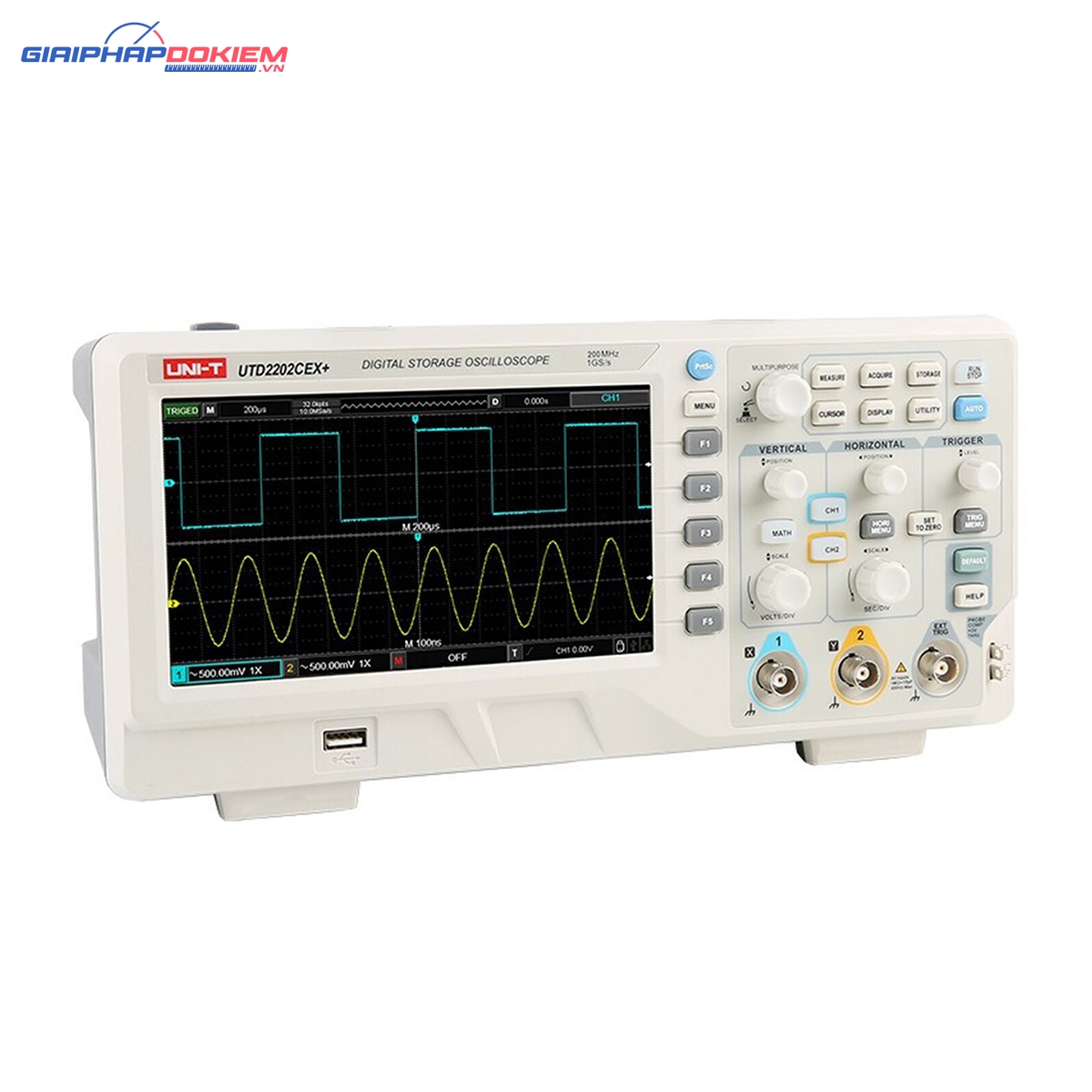 Máy Đo Hiện Sóng Uni-T UTD2202CEX+ 2 Máy Đo Hiện Sóng Uni-T UTD2202CEX+