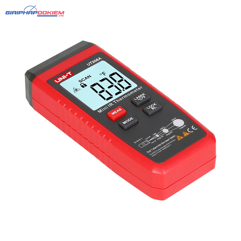 Máy Đo Nhiệt Kế Hồng Ngoại Mini Uni-T UT306A 2 Máy Đo Nhiệt Kế Hồng Ngoại Mini Uni-T UT306A