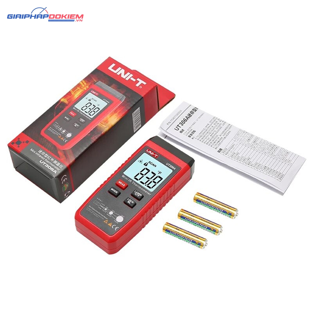 Máy Đo Nhiệt Kế Hồng Ngoại Mini Uni-T UT306A 3 Máy Đo Nhiệt Kế Hồng Ngoại Mini Uni-T UT306A