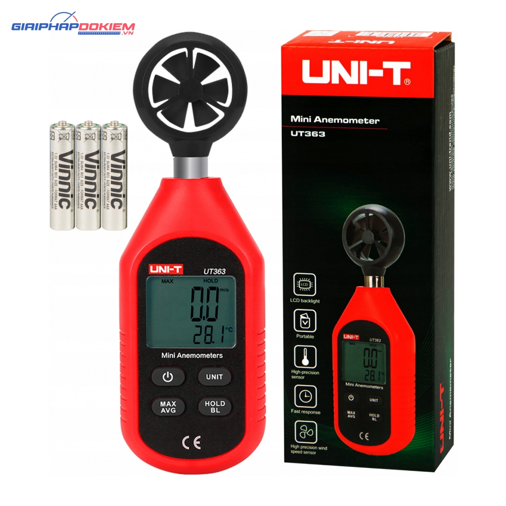 Máy Đo Tốc Độ Gió Uni-T UT363 3 Máy Đo Tốc Độ Gió Uni-T UT363