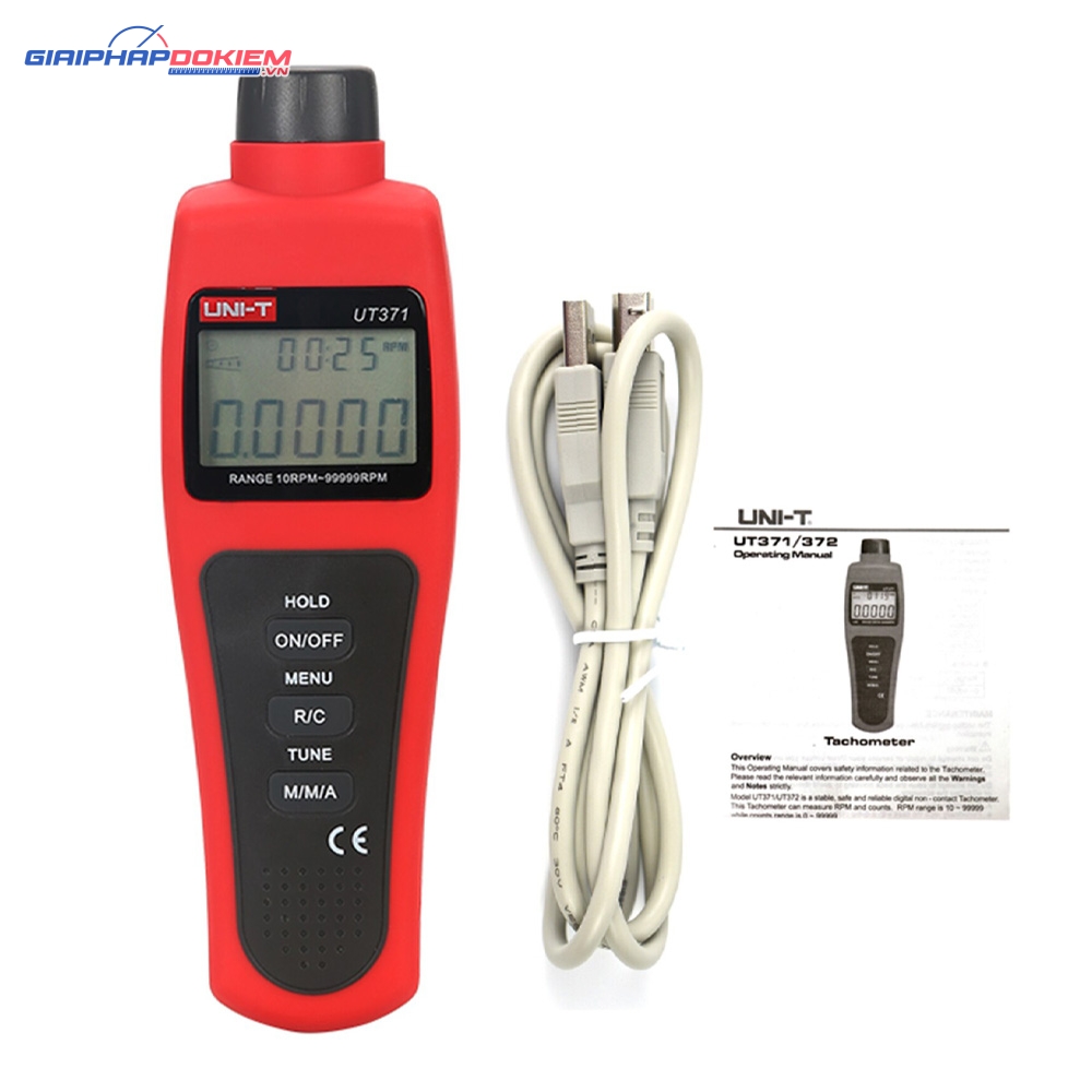 Máy Đo Tốc Độ Vòng Quay Uni-T UT371 4 Máy Đo Tốc Độ Vòng Quay Uni-T UT371