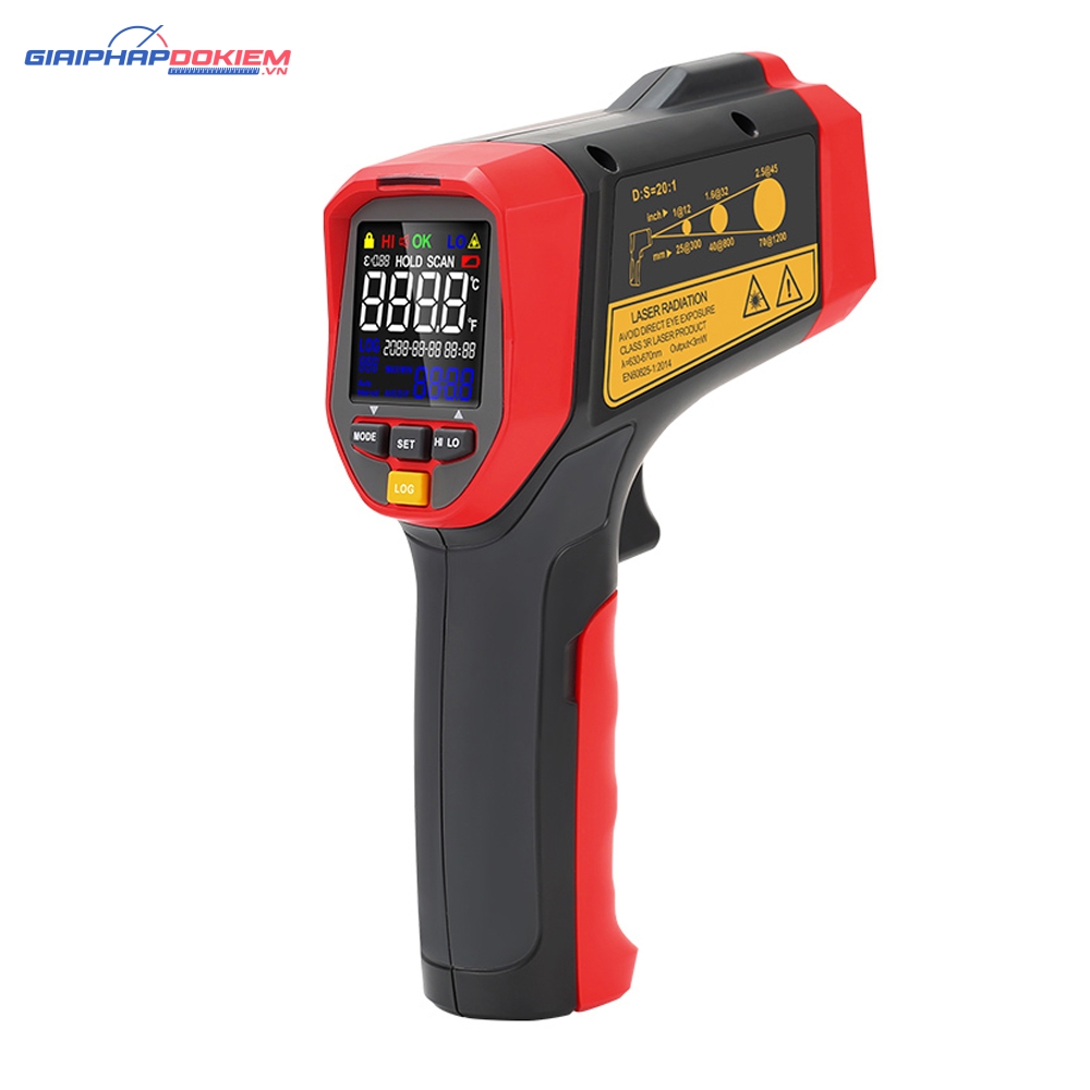 Súng Đo Nhiệt Độ Hồng Ngoại Uni-T UT302D+ 3 Súng Đo Nhiệt Độ Hồng Ngoại Uni-T UT302D+