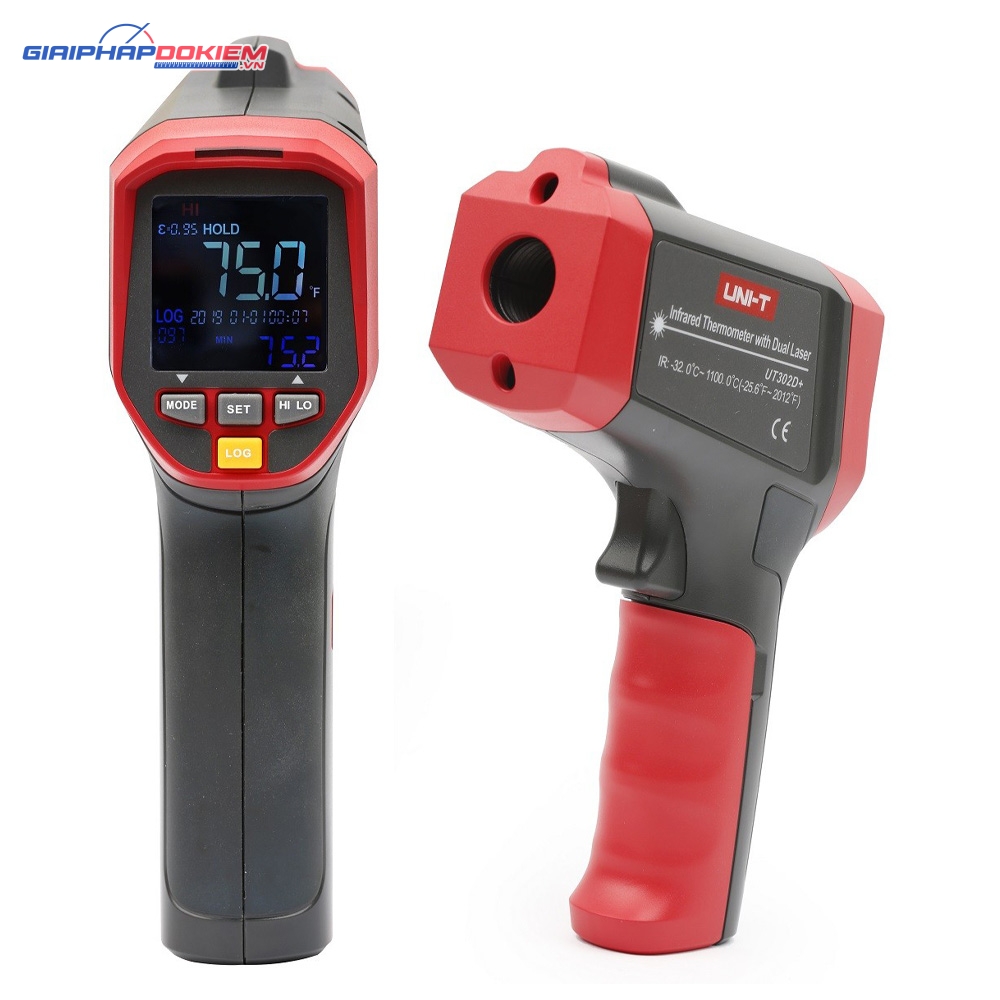 Súng Đo Nhiệt Độ Hồng Ngoại Uni-T UT302D+ 4 Súng Đo Nhiệt Độ Hồng Ngoại Uni-T UT302D+