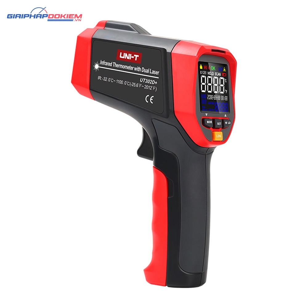 Súng Đo Nhiệt Độ Hồng Ngoại Uni-T UT302D+ 2 Súng Đo Nhiệt Độ Hồng Ngoại Uni-T UT302D+