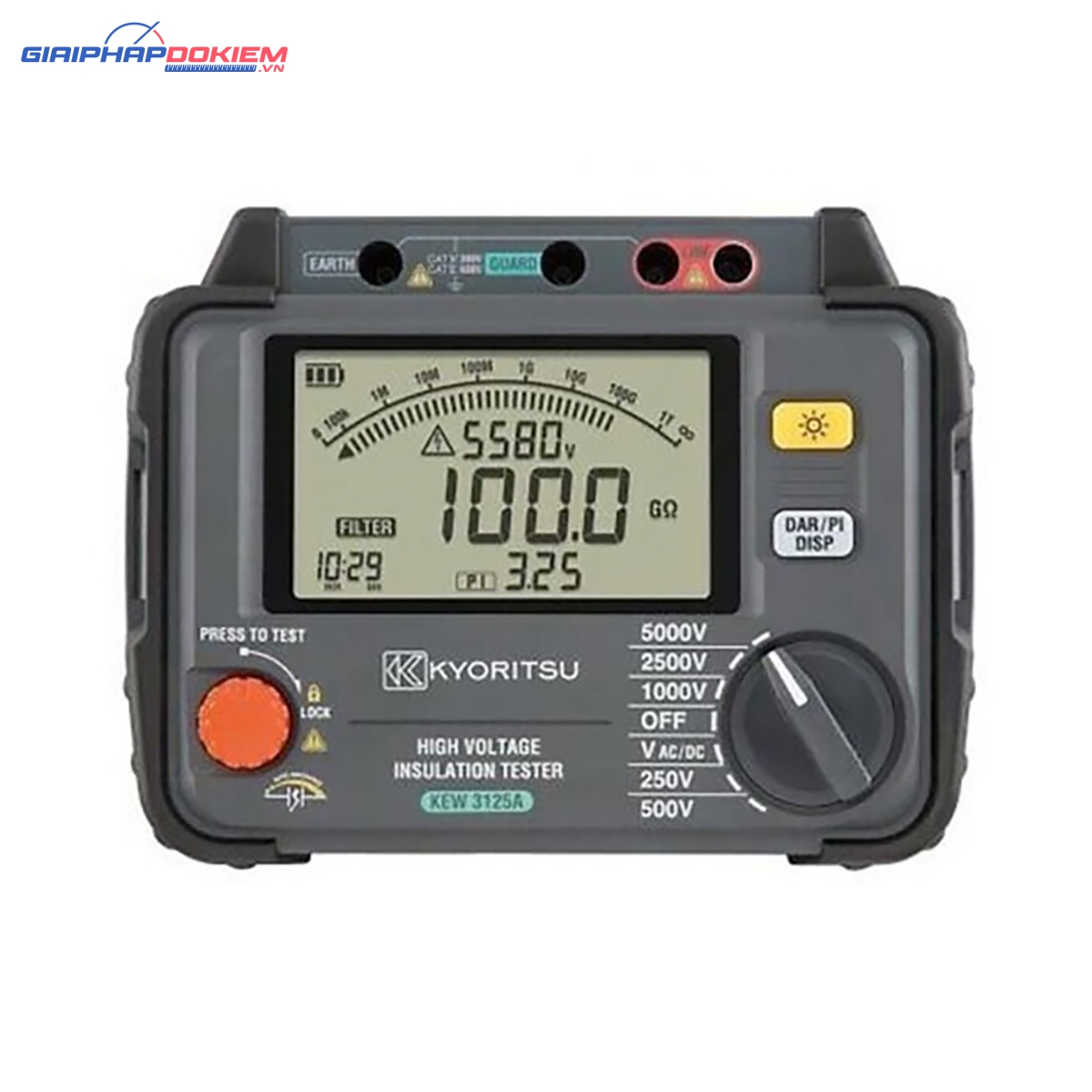 Thiết Bị Đo Cách Điện Kyoritsu 3125A 2 Thiết Bị Đo Cách Điện Kyoritsu 3125A
