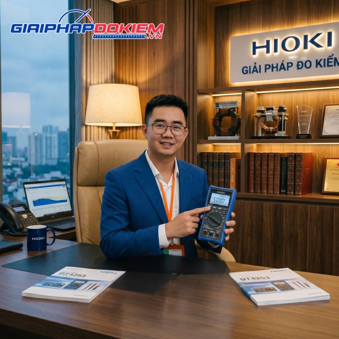 Thiết Bị Đo Điện Đa Năng Hioki DT4253 16 Hioki DT4253 được trang bị màn hình kép lớn, sắc nét