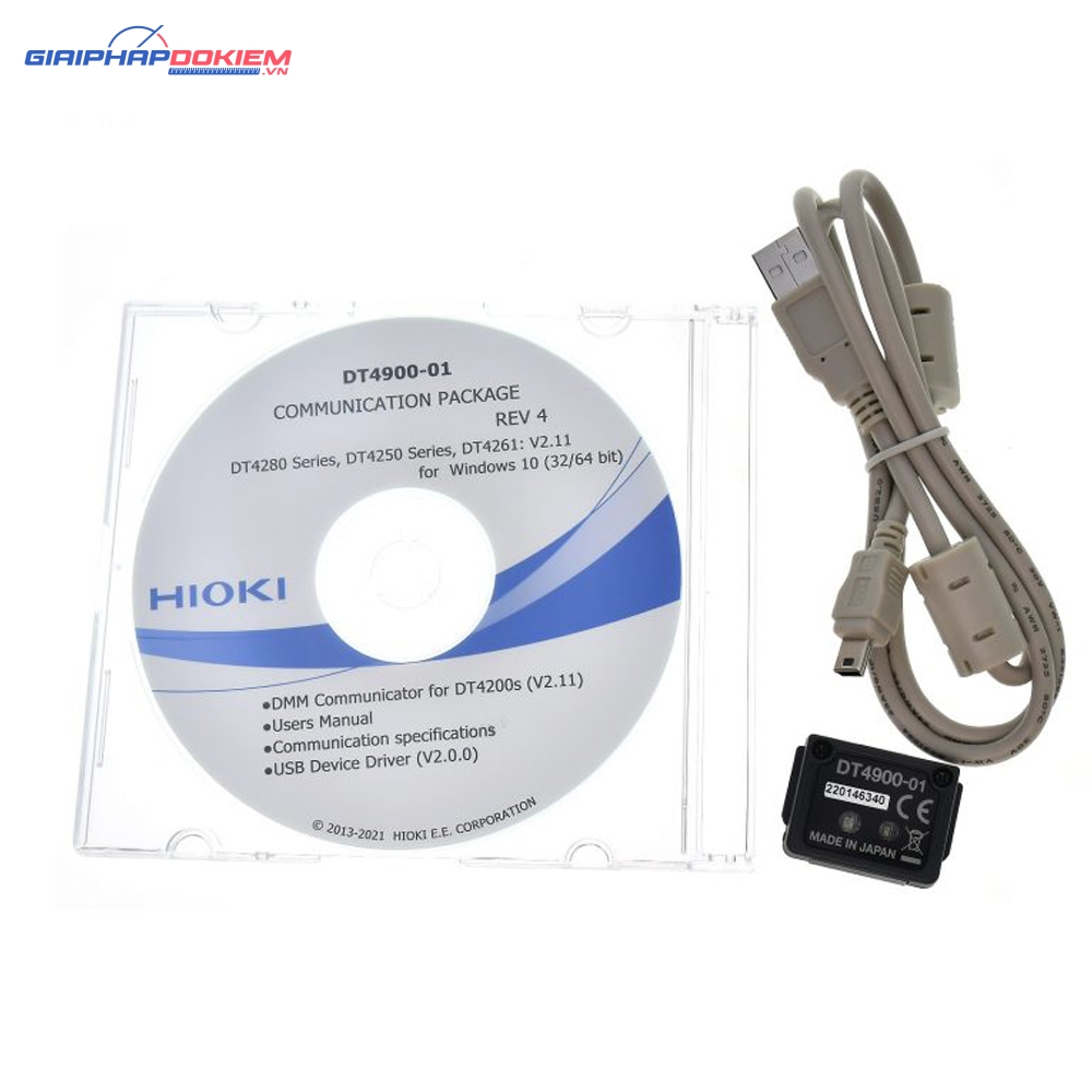 Cáp USB Kết Nối Hioki DT4900-01 3 Thiết Bị Đo Điện Đa Năng Hioki DT4281