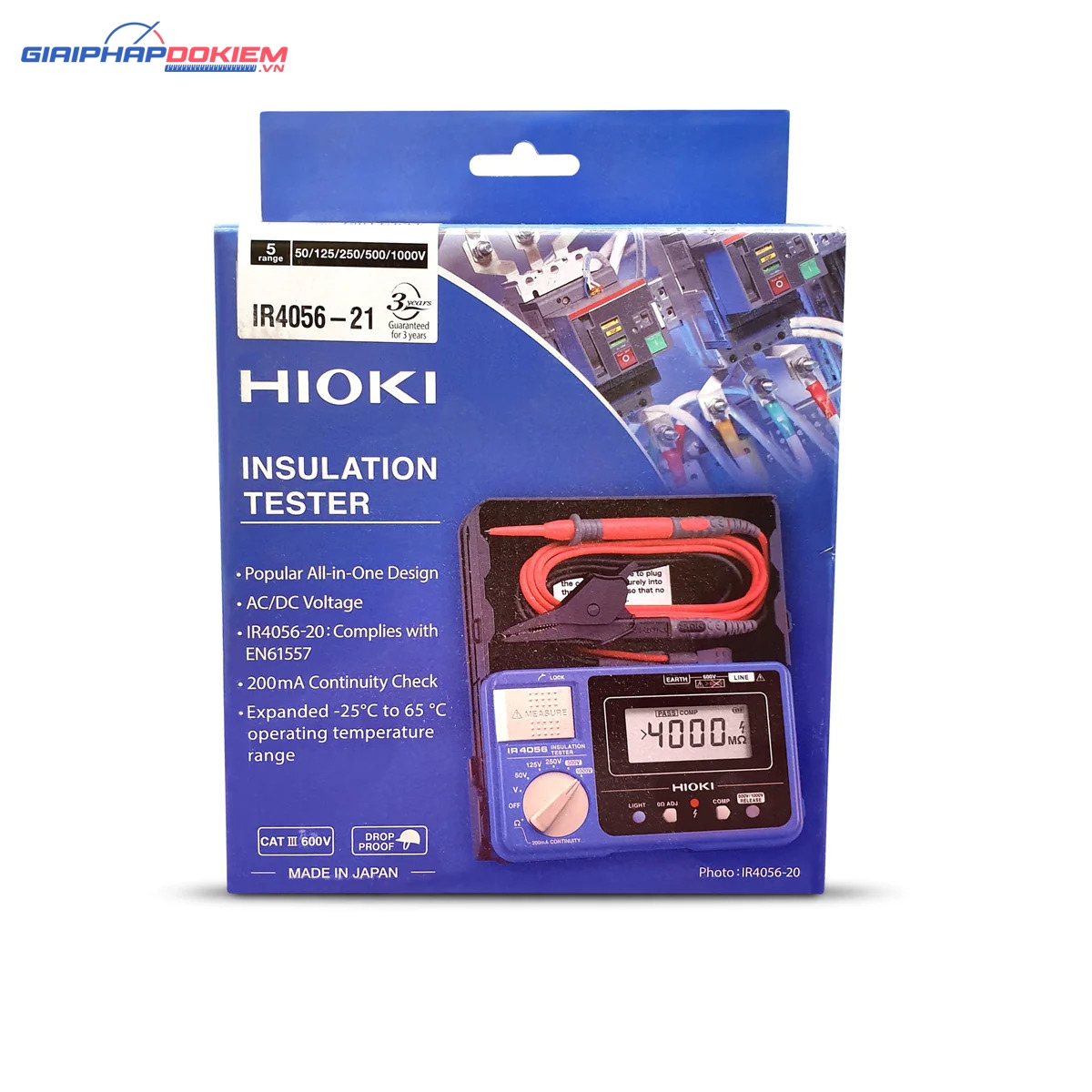 Thiết Bị Đo Điện Trở Cách Điện Hioki IR4056-21 7 Thiết Bị Đo Điện Trở Cách Điện Hioki IR4056-21