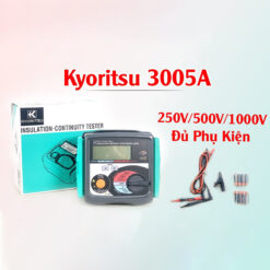 Thiết Bị Đo Điện Trở Cách Điện Kyoritsu 3005A 10 Thiết Bị Đo Điện Trở Cách Điện Kyoritsu 3005A