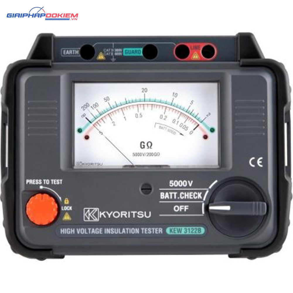 Thiết Bị Đo Cách Điện Kyoritsu 3122B 4 Thiết Bị Đo Điện Trở Cách Điện Kyoritsu 3021A