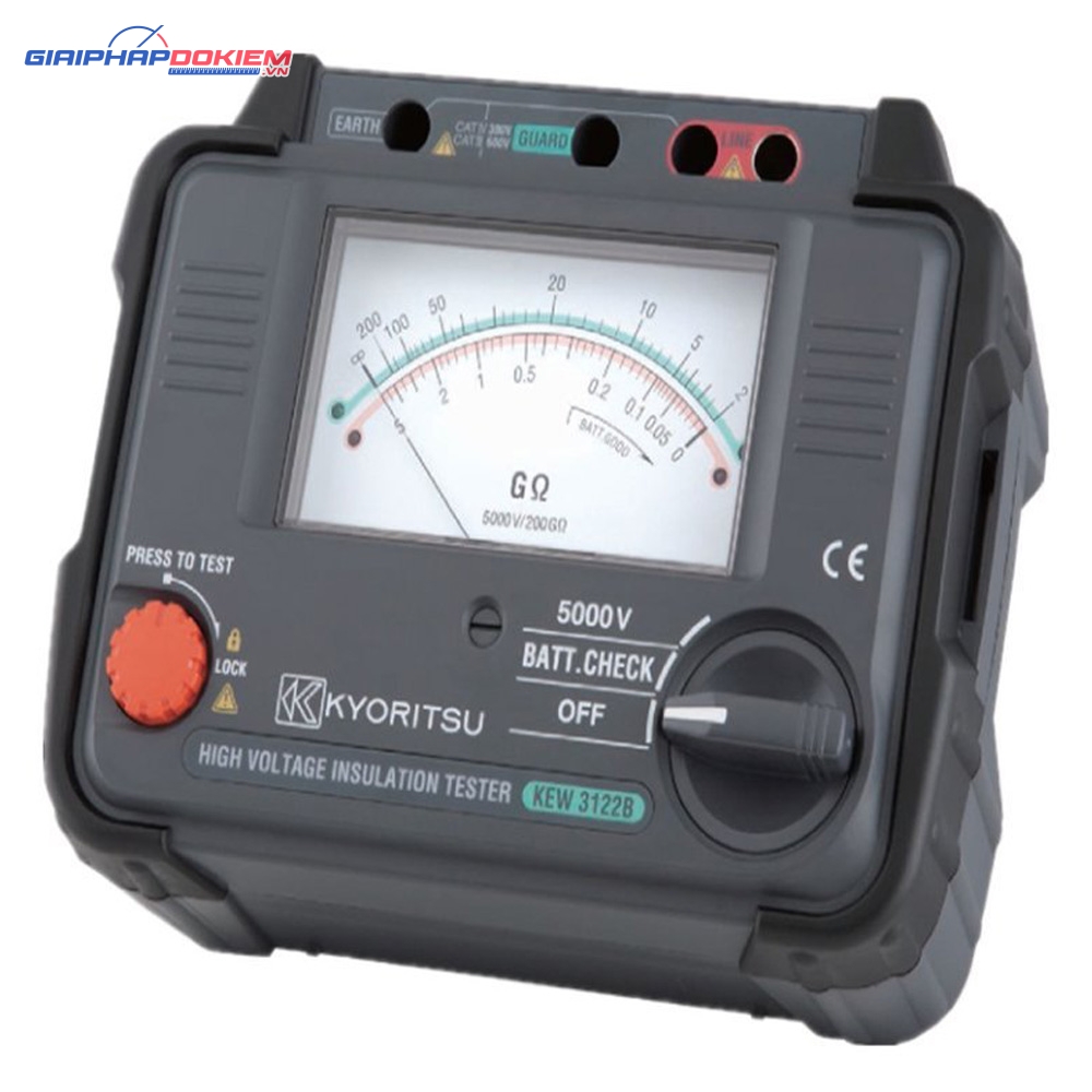 Thiết Bị Đo Cách Điện Kyoritsu 3122B 3 Thiết Bị Đo Điện Trở Cách Điện Kyoritsu 3021A