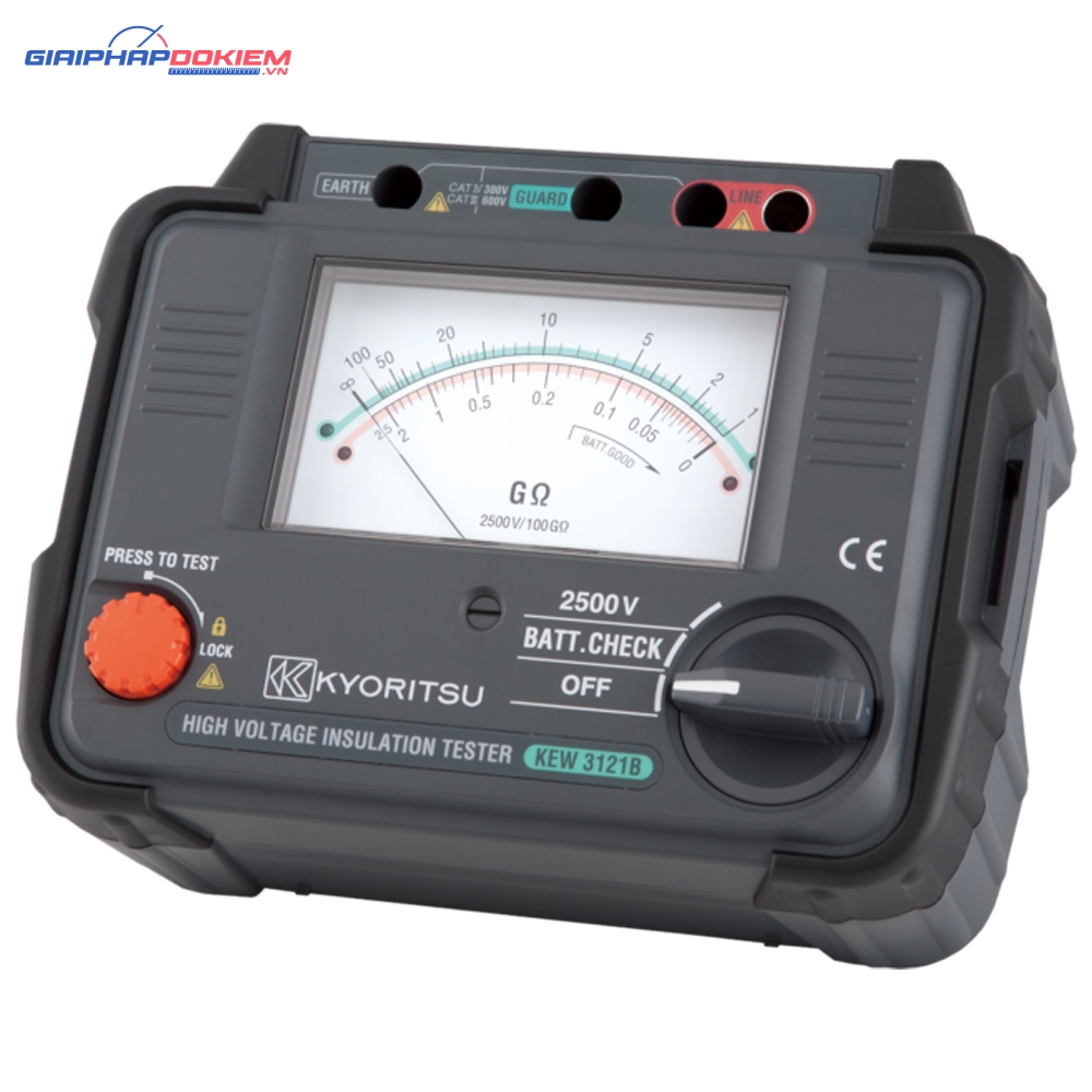 Thiết Bị Đo Cách Điện Kyoritsu 3121B 3 Thiết Bị Đo Điện Trở Cách Điện Kyoritsu 3021A