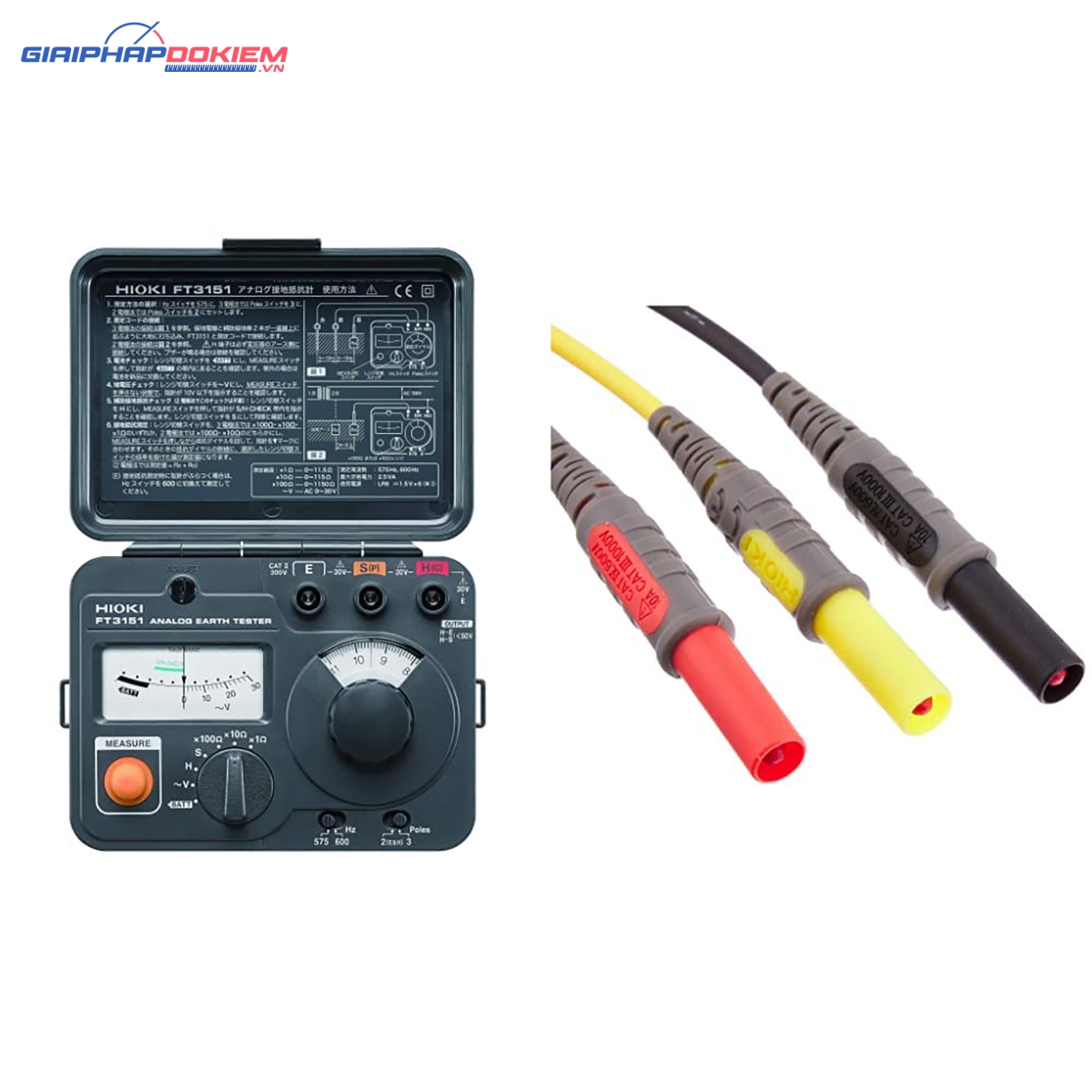 Thiết Bị Đo Điện Trở Đất Hioki FT3151 4 Thiết Bị Đo Điện Trở Đất Hioki FT3151