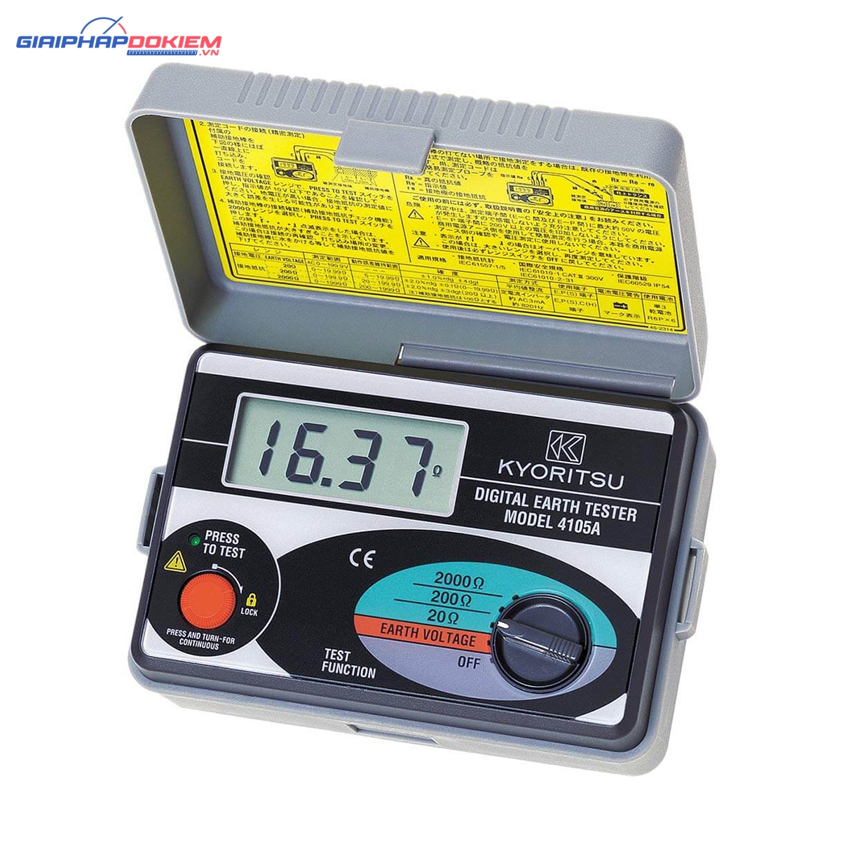 Thiết Bị Đo Điện Trở Đất Kyoritsu 4105A 7 Thiết Bị Đo Điện Trở Đất Kyoritsu 4105A
