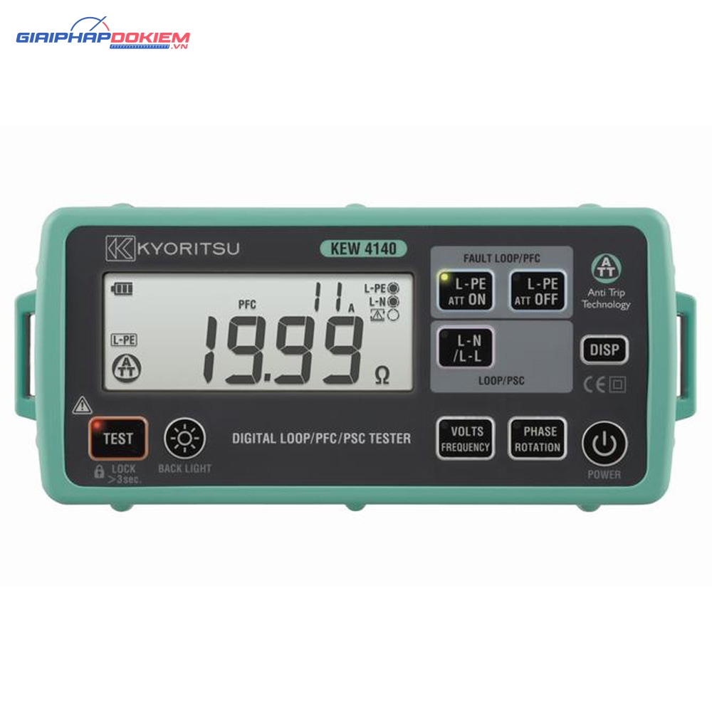 Thiết Bị Đo Trở Kháng Mạch Vòng Kyoritsu 4140 2 Thiết Bị Đo Điện Trở Đất Kyoritsu 4106