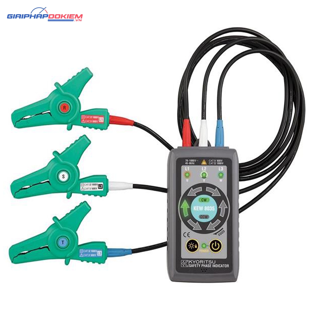 Thiết Bị Đo Thứ Tự Pha Kyoritsu 8035 2 Thiết Bị Đo Thứ Tự Pha Kyoritsu 8035