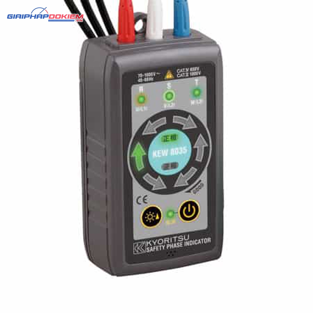 Thiết Bị Đo Thứ Tự Pha Kyoritsu 8035 3 Thiết Bị Đo Thứ Tự Pha Kyoritsu 8035