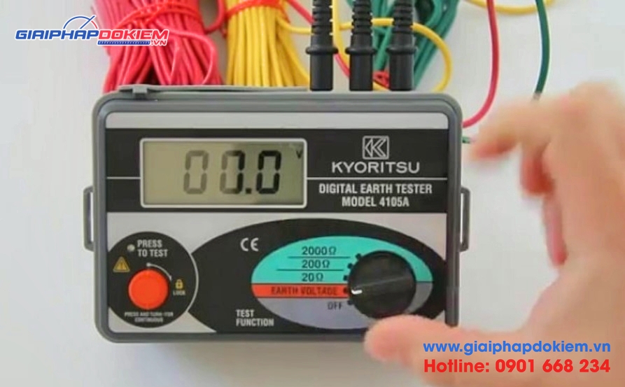 Thiết Bị Đo Điện Trở Đất Kyoritsu 4105A 10 Tính năng nổi bật của Kyoritsu 4105A