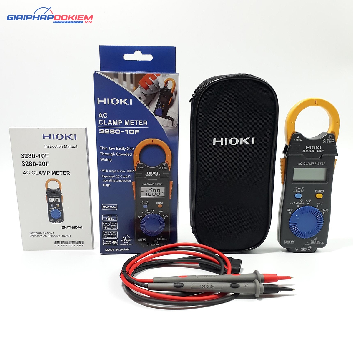 Ampe Kìm Đo Dòng AC Hioki 3280-10F 12 Ampe Kìm Đo Dòng AC Hioki 3280-10F