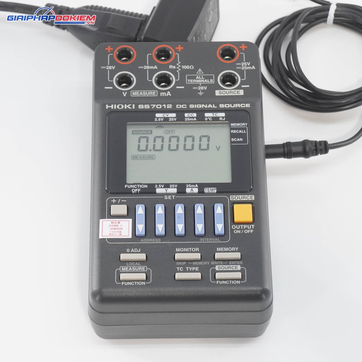 Bộ Phát Nguồn DC Hioki SS7012 11 Bộ Phát Nguồn DC Hioki SS7012