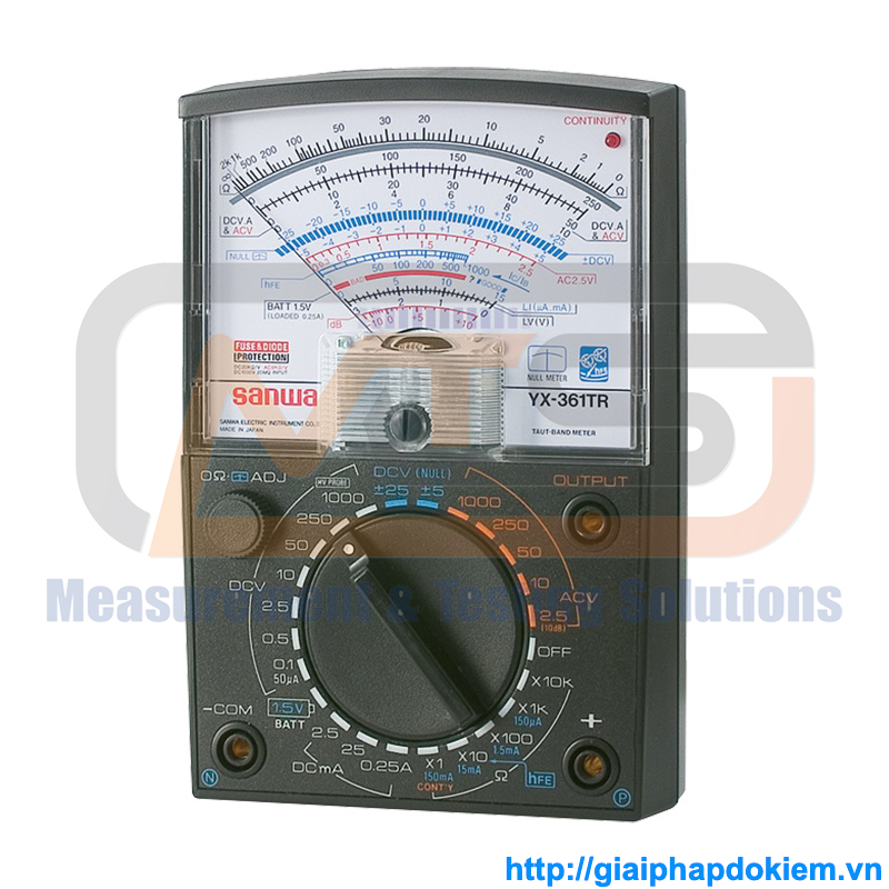 Đồng Hồ Đo Điện Đa Năng VOM SANWA YX361TR 3 Sanwa YX361TR