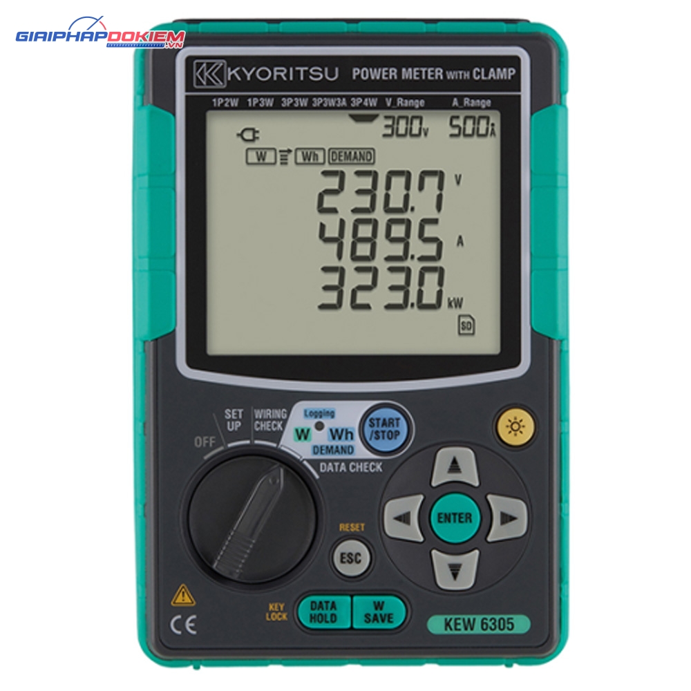 Thiết Bị Đo Phân Tích Công Suất Kyoritsu 6305-00 2 Máy Đo Phân Tích Công Suất 4 Kênh Kyoritsu 5050-01