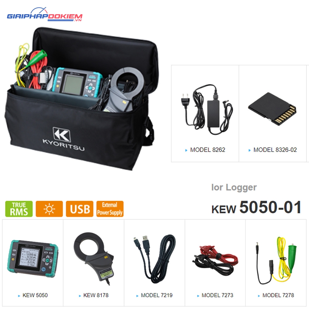 Máy Đo Phân Tích Công Suất 4 Kênh Kyoritsu 5050-01 4 Máy Đo Phân Tích Công Suất 4 Kênh Kyoritsu 5050-01
