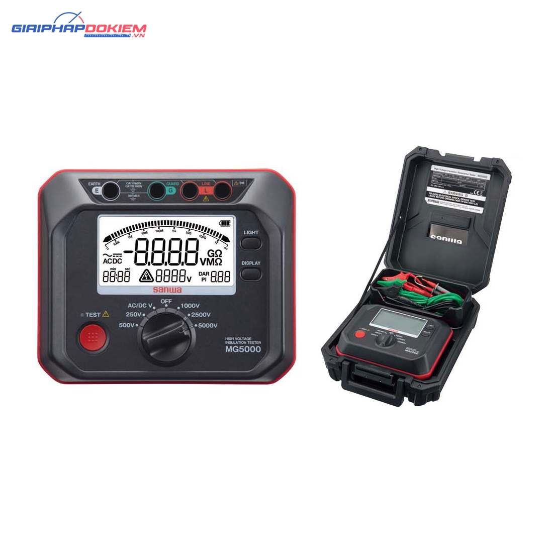 Thiết Bị Đo Điện Trở Cách Điện SANWA MG5000 3 Thiết Bị Đo Điện Trở Cách Điện SANWA MG5000