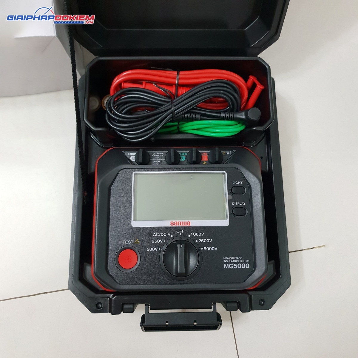 Thiết Bị Đo Điện Trở Cách Điện SANWA MG5000 5 Thiết Bị Đo Điện Trở Cách Điện SANWA MG5000
