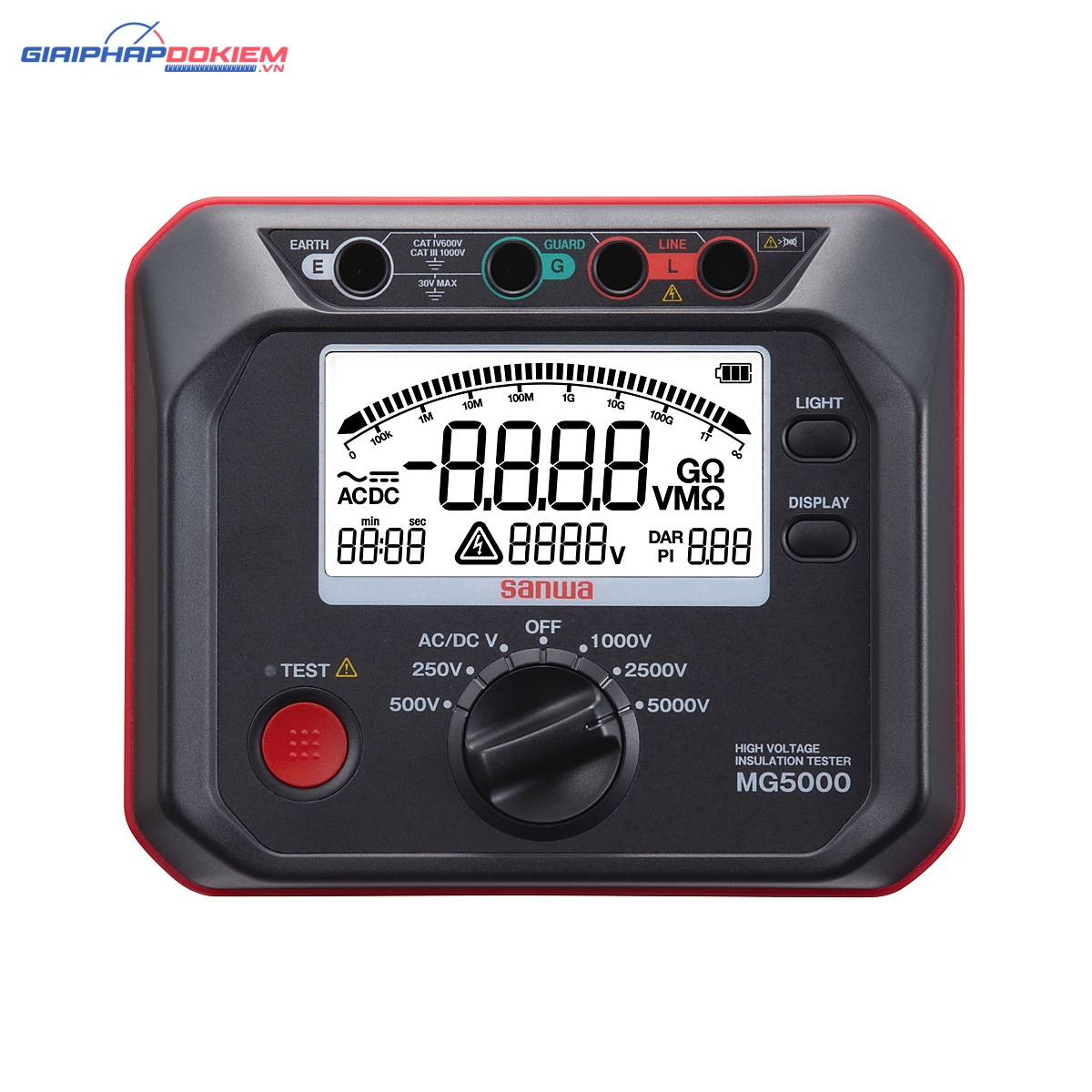 Thiết Bị Đo Điện Trở Cách Điện SANWA MG5000 2 Thiết Bị Đo Điện Trở Cách Điện SANWA MG5000
