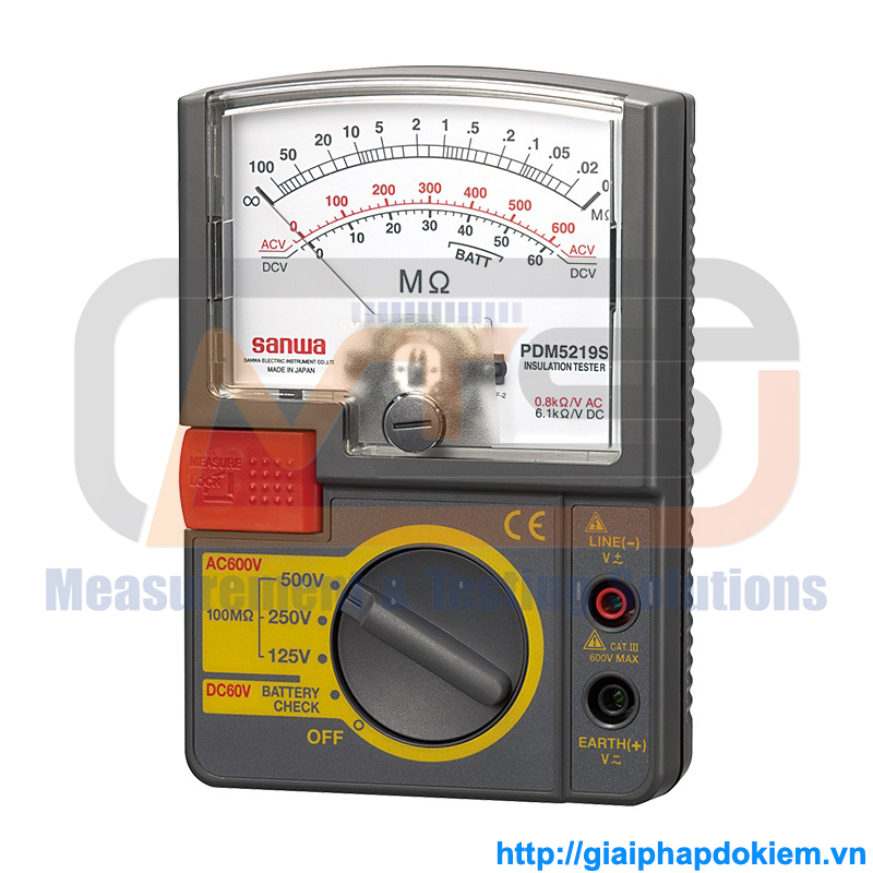 Thiết Bị Đo Điện Trở Cách Điện SANWA PDM5219S