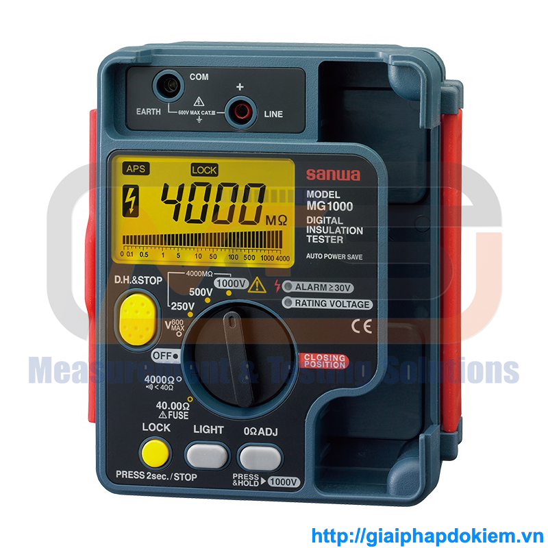 Thiết Bị Đo Điện Trở Cách Điện SANWA MG1000