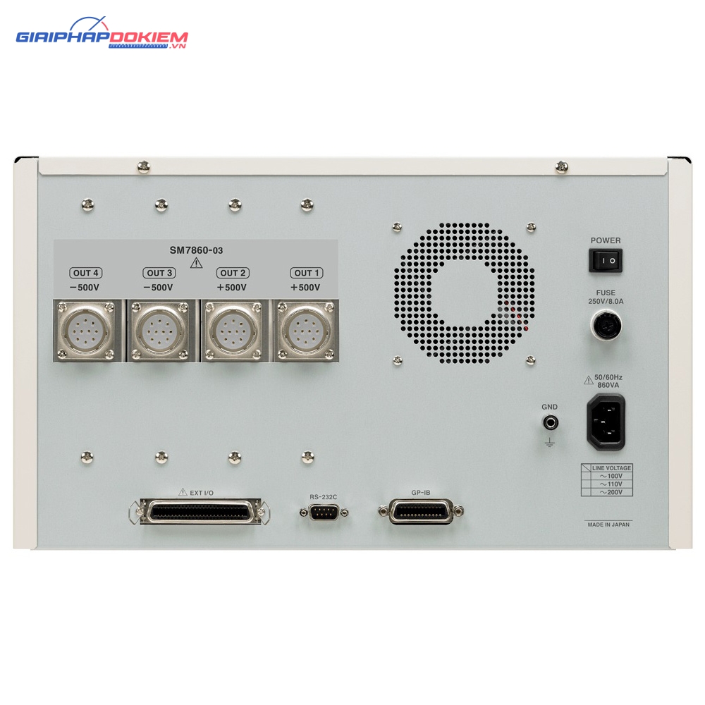 Bộ Nguồn Cung Cấp Hioki SM7860 4 Thiết Bị Đo Điện Trở Giá Trị Cao Hioki SM7110