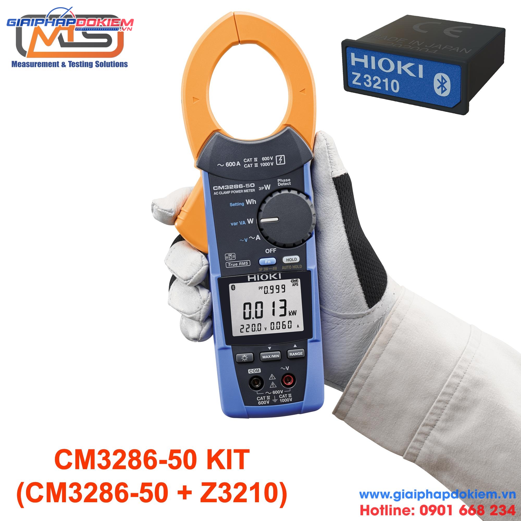 Ampe Kìm Đo Công Suất Hioki CM3286-50 8 Thiết Bị Đo Nội Trở Ắc Quy Hioki BT3554-52 KIT